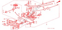 CONTROL DE CALEFACTOR para Honda CIVIC LX 4 Puertas 5 velocidades manual 1988