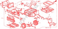 SOPLADOR DE CALEFACTOR para Honda ACCORD LX 4 Puertas 5 velocidades manual 1992