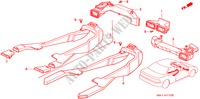 VENTILACION/CONDUCTO para Honda ACCORD LX 4 Puertas 5 velocidades manual 1993