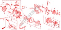 COMPRESOR(SANDEN)(2) para Honda CIVIC LX 4 Puertas 5 velocidades manual 1993