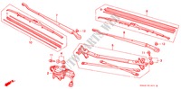 LIMPIAPARABRISAS(2) para Honda CIVIC DX 4 Puertas 5 velocidades manual 1994