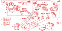 INTERRUPTOR COMBINACION para Honda ACCORD COUPE LX 2 Puertas 5 velocidades manual 1994