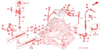 PALANCA DE CONTROL para Honda ACCORD COUPE DX 2 Puertas 4 velocidades automática 1997