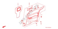 RECUBRIMIENTO LATERAL para Honda ACCORD COUPE LX 2 Puertas 5 velocidades manual 1995