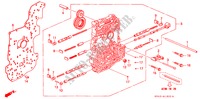 CUERPO VALVULA PRINCIPAL(V6) para Honda ACCORD V6 LX 4 Puertas 4 velocidades automática 1995