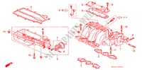MULTIPLE DE ADMISION(V6) para Honda ACCORD V6 LX 4 Puertas 4 velocidades automática 1996