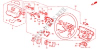 VOLANTE DE DIRECCION(SRS) para Honda ACCORD EX 4 Puertas 5 velocidades manual 1995