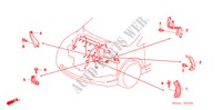 APOYO DE GRUPO DE CABLE DE MOTOR(1.8L) para Honda CIVIC EX 4 Puertas 5 velocidades manual 2007