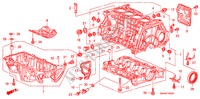 BLOQUE DE CILINDRO/COLECTOR DE ACEITE(1.8L) para Honda CIVIC EX 4 Puertas 5 velocidades manual 2007