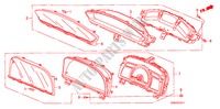COMPONENTES DEL INDICADOR(DENSO) para Honda CIVIC SI     SUMMER TIRE 4 Puertas 6 velocidades manual 2007