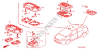 LUZ INTERIOR para Honda CIVIC EX 4 Puertas 5 velocidades manual 2008