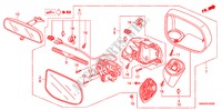 RETROVISOR para Honda CIVIC SI 4 Puertas 6 velocidades manual 2008