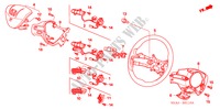VOLANTE DE DIRECCION(SRS) (1.8L) para Honda CIVIC LX 4 Puertas 5 velocidades automática 2008