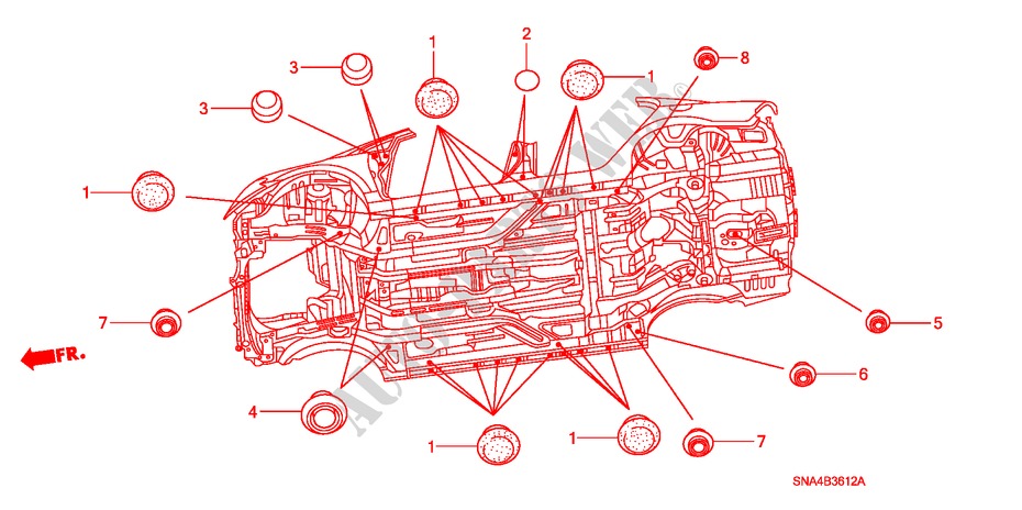 ANILLO(INFERIOR) para Honda CIVIC LX 4 Puertas 5 velocidades manual 2006