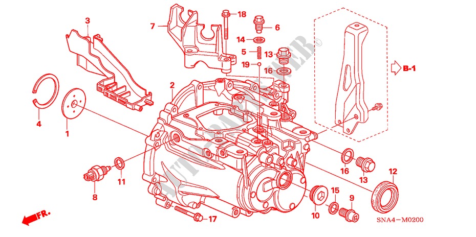 CAJA DE TRANSMISION(1.8L) para Honda CIVIC LX 4 Puertas 5 velocidades manual 2006