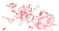 ALOJAMIENTO TRANSMISION (4MT) para Honda ACTY TRUCK DX 2 Puertas 4 velocidades manual 1986