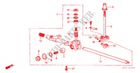 CAJA ENGRANAJE DIRECCION para Honda ACTY TRUCK DX 2 Puertas 5 velocidades manual 1986