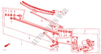 LIMPIAPARABRISAS para Honda ACTY VAN DX PANEL VAN 5 Puertas 4 velocidades manual 1986