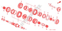 EJE PRINCIPAL(DOHC) para Honda CIVIC COUPE 1.6VTI 2 Puertas 5 velocidades manual 2000