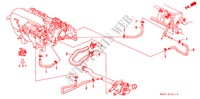 MANGUERA DE AGUA(SOHC VTEC) (MT) para Honda CIVIC COUPE 1.6ISR 2 Puertas 5 velocidades manual 2000