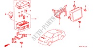 UNIDAD ABS(LH) para Honda CIVIC COUPE 1.6ISR VTEC 2 Puertas 5 velocidades manual 1998