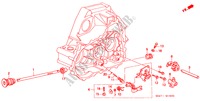 VARILLA DE CAMBIO/RETEN DE CAMBIO (DOHC) para Honda CIVIC COUPE 1.6VTI VTEC 2 Puertas 5 velocidades manual 1999