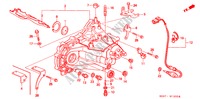 ALOJAMIENTO TRANSMISION (DOHC) para Honda CIVIC 1.6VTI 3 Puertas 5 velocidades manual 1997