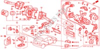 INTERRUPTOR COMBINACION(LH) para Honda CIVIC 1.4I 3 Puertas 5 velocidades manual 1997