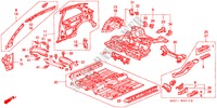 PANELES INTERIORES para Honda CIVIC 1.5ILS 3 Puertas 5 velocidades manual 1997