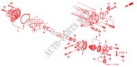 BOMBA DE AGUA/SENSOR (SOHC/SOHC VTEC) para Honda CIVIC 1.6IES 3 Puertas automática completa 2000