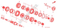 EJE PRINCIPAL(DOHC) para Honda CIVIC 1.6VTI 3 Puertas 5 velocidades manual 2000