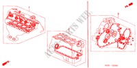 EQUIPO DE EMPACADURA para Honda CIVIC 1.4I 3 Puertas 5 velocidades manual 2000