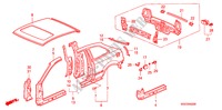 PANELES EXTERIORES para Honda CIVIC 1.5ILS 3 Puertas 5 velocidades manual 2000