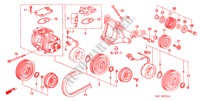 ACONDICIONADOR DE AIRE (COMPRESOR)(DENSO) para Honda CIVIC 1.6VTI 4 Puertas 5 velocidades manual 1997