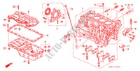 BLOQUE DE CILINDRO/COLECTOR DE ACEITE (DOHC VTEC) para Honda CIVIC 1.6VTI 4 Puertas 5 velocidades manual 1997