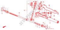CAJA DE ENGRANAJE DE P.S.(RH) para Honda CIVIC 1.6VTI 4 Puertas 5 velocidades manual 1996
