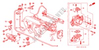 CUERPO MARIPOSA GASES (1.5L SOHC VTEC) para Honda CIVIC 1.5ILS 4 Puertas 4 velocidades automática 1997