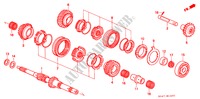EJE PRINCIPAL(DOHC) para Honda CIVIC 1.6VTI 4 Puertas 5 velocidades manual 2000