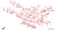 MULTIPLE DE ADMISION( '01) para Honda ODYSSEY EXI 5 Puertas 4 velocidades automática 2000