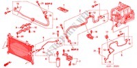 ACONDICIONADOR DE AIRE (MANGUERAS/TUBERIAS)(RH) para Honda CR-V RVSI 5 Puertas 4 velocidades automática 2000