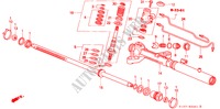 CAJA DE ENGRANAJE DE P.S.(RH) para Honda CR-V RVSI 5 Puertas 5 velocidades manual 2000
