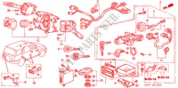 INTERRUPTOR COMBINACION(RH) para Honda CR-V RVSI 5 Puertas 4 velocidades automática 2000