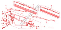 LIMPIAPARABRISAS (RH) para Honda CR-V RVI 5 Puertas 5 velocidades manual 2000