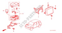 UNIDAD ABS(LH) para Honda CR-V BASE 5 Puertas 5 velocidades manual 2000