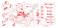 CONJ. DE CABLES DE MOTOR(LH) para Honda CR-V RVSI 5 Puertas 5 velocidades manual 2001