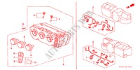 CONTROL DE CALEFACTOR para Honda CR-V RVI 5 Puertas 5 velocidades manual 2001