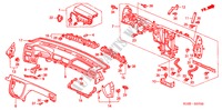 PANEL DE INSTRUMENTO(LH) para Honda CR-V RVI 5 Puertas 5 velocidades manual 2001