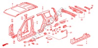 PANELES EXTERIORES para Honda CR-V RVSI 5 Puertas 5 velocidades manual 2001