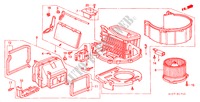 SOPLADOR DE CALEFACTOR(LH) para Honda CR-V RVSI 5 Puertas 5 velocidades manual 2001