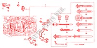 CONJ. DE CABLES DE MOTOR (DIESEL) para Honda ACCORD 2.0ITD 4 Puertas 5 velocidades manual 1999
